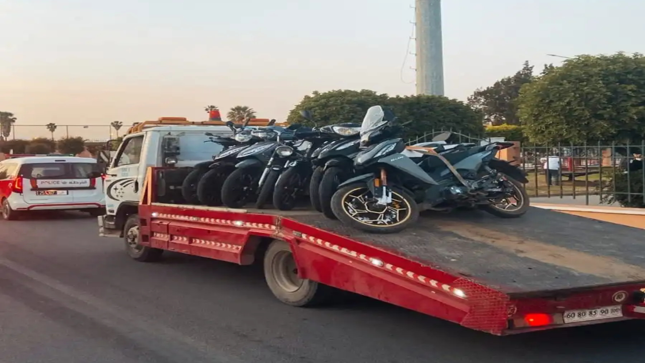 حصيلة أمنية رمضانية بشيشاوة تسفر عن توقيف 12 شخصاً وضبط عشرات الدراجات المخالفة