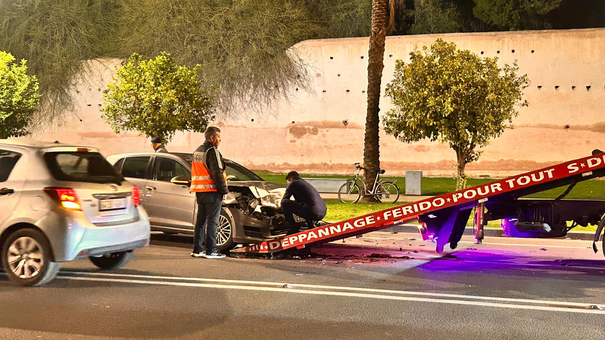 مراكش.. تصادم بين 4 مركبات يخلف أضراراً مادية بشارع اليرموك