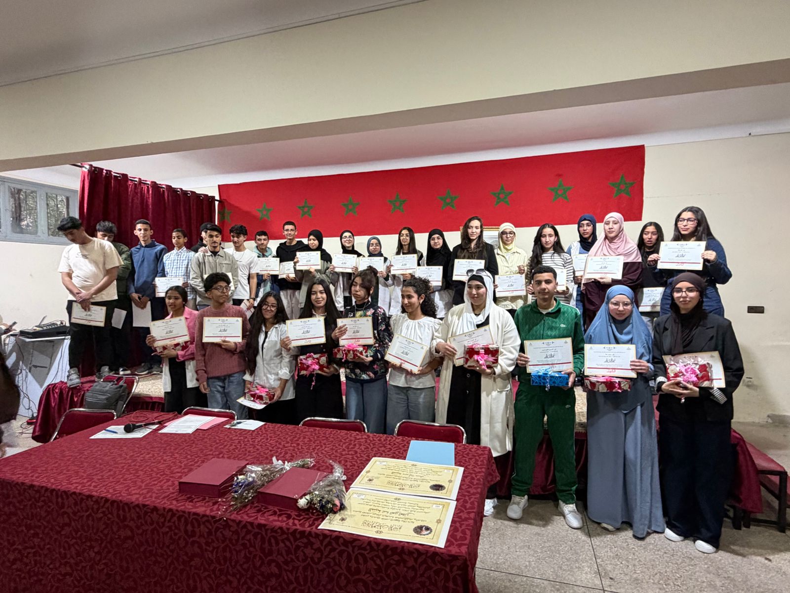 ثانوية قاضي عياض بمراكش تحتفي بالتميز الدراسي خلال الأسدس الأول