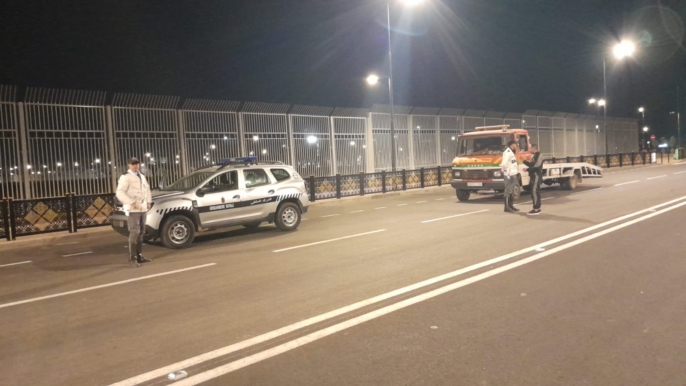 درك واحة سيدي إبراهيم يحجز عشرات الدراجات النارية في حملة ليلية