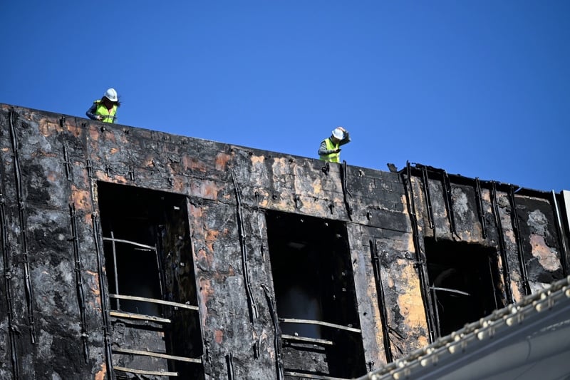 اندلاع حريق مهول داخل مبنى يقتل خمسة أشخاص ويصيب أربعة آخرين