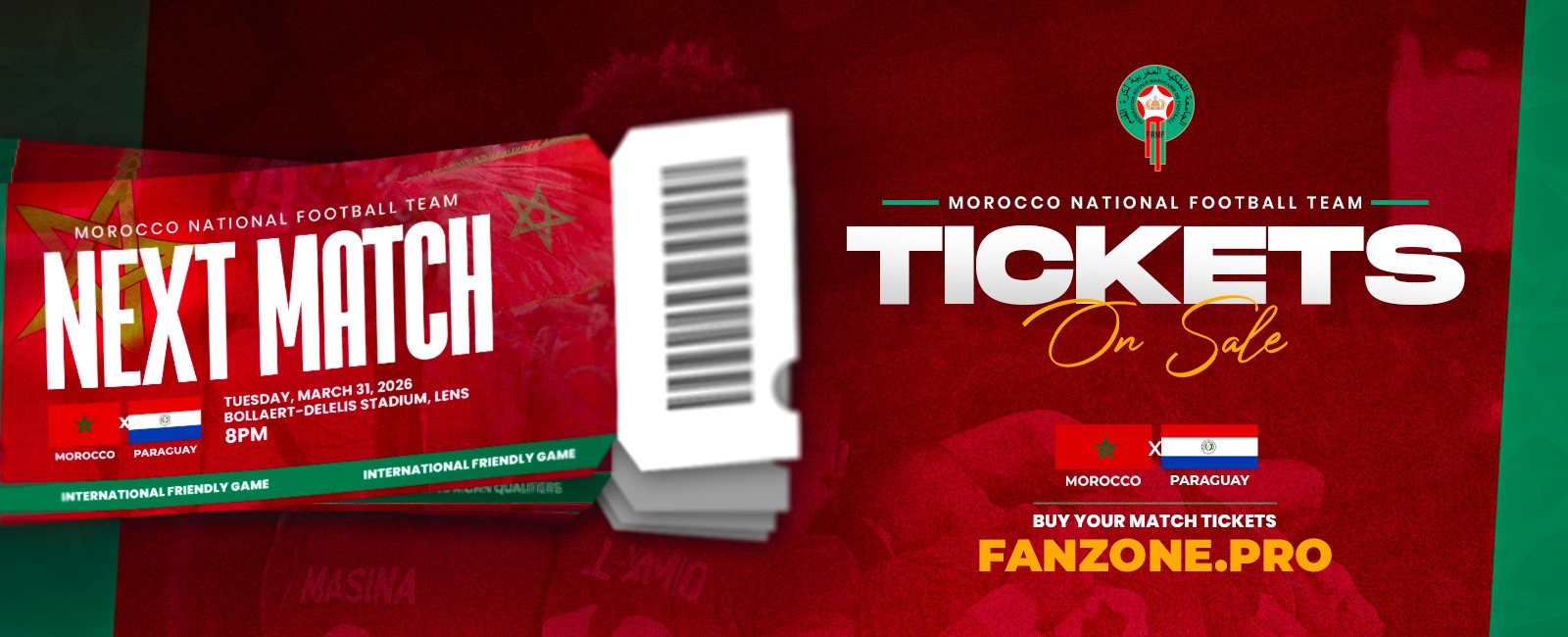 بدءا من مساء اليوم.. انطلاق عملية بيع تذاكر ودية المغرب والبارغواي