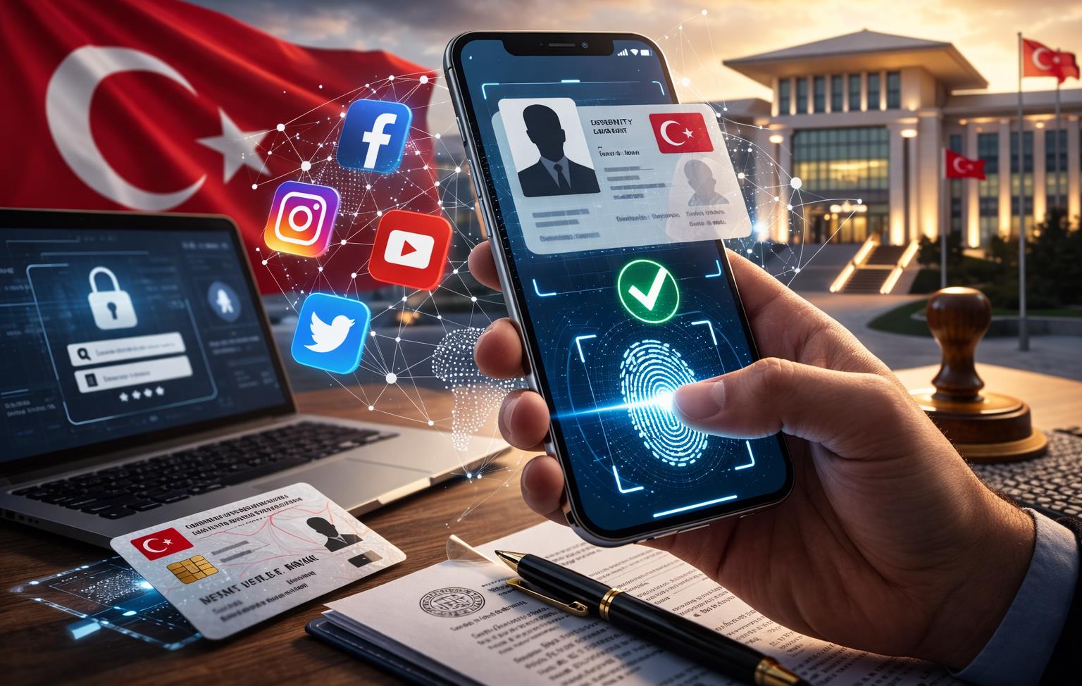 التحقق من الهوية لولوج المنصات الاجتماعية.. تشريع تركي جديد لمكافحة الجرائم الرقمية