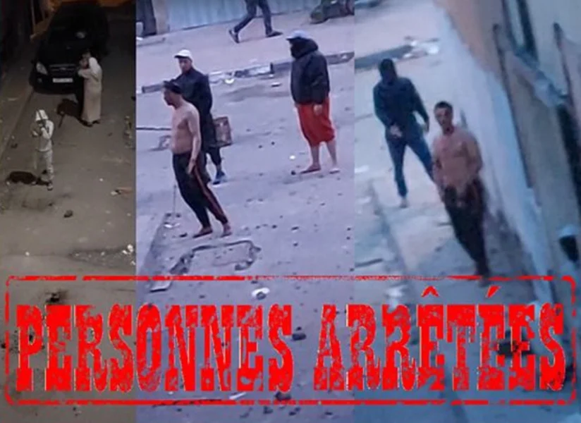 الرشق بالحجارة ومحاولة إضرام النار عمدا.. توقيف 5 أشخاص بالدار البيضاء