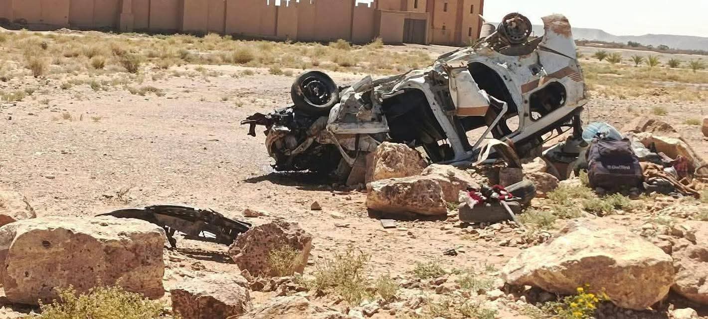 أرفود.. فاجعة طرقية بمدخل “قصر المعاضيد” تودي بحياة ثلاثة أشخاص