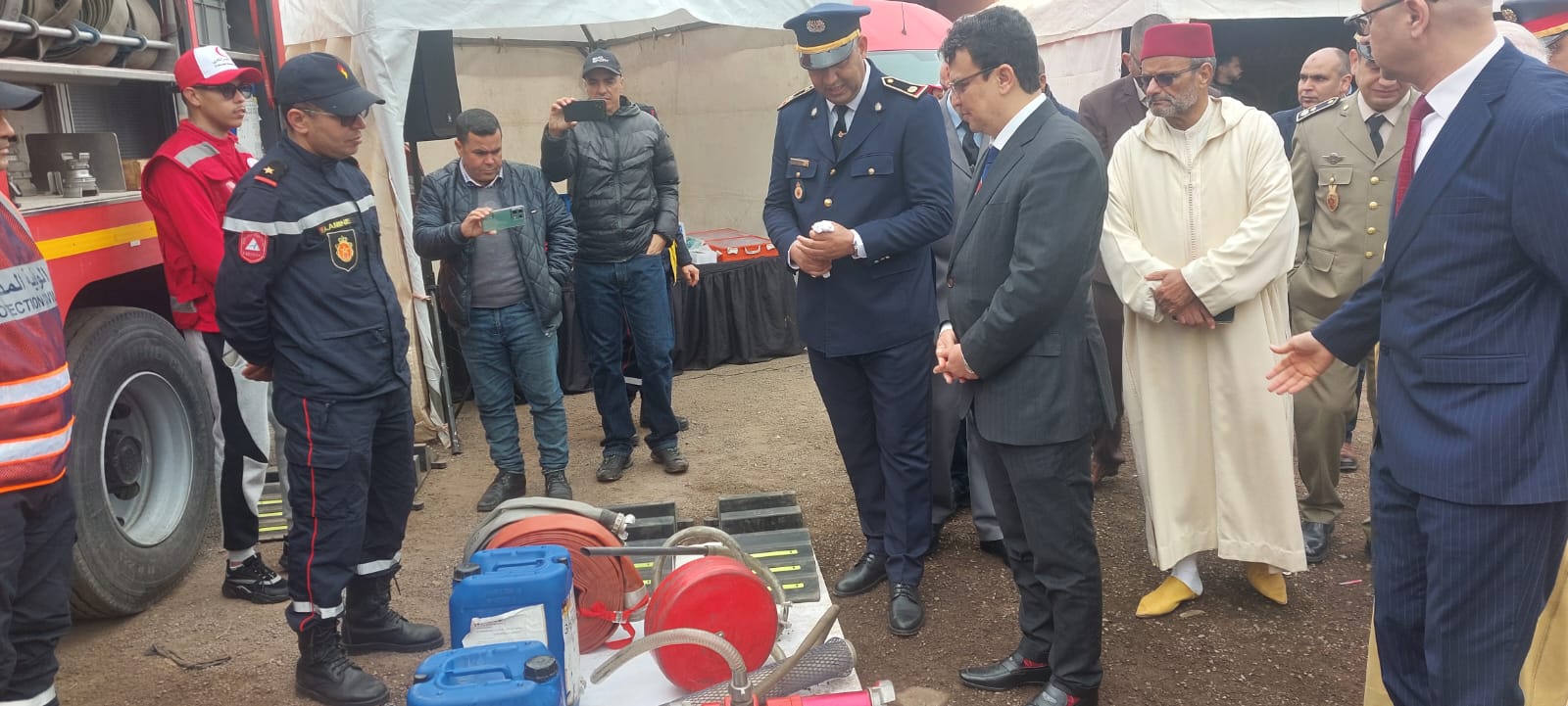 عامل إقليم الرحامنة يترأس احتفالات اليوم العالمي للوقاية المدنية بابن جرير