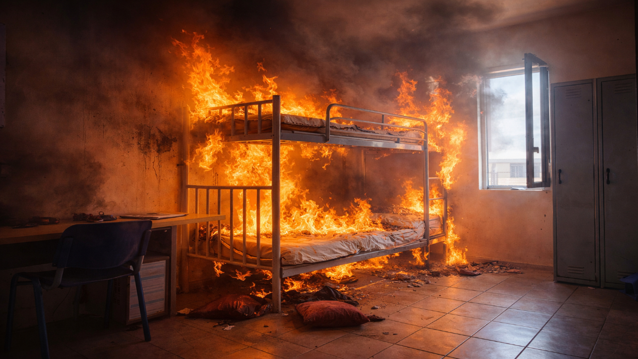 تلميذة تتسبب في اضرام النار في غرفة بداخلية ثانوية بالجديدة