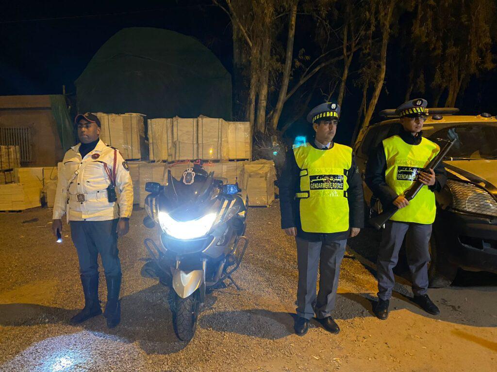 توقيف 10 أشخاص وتحرير 600 مخالفة مرورية في حصيلة أمنية لدرك تسلطانت