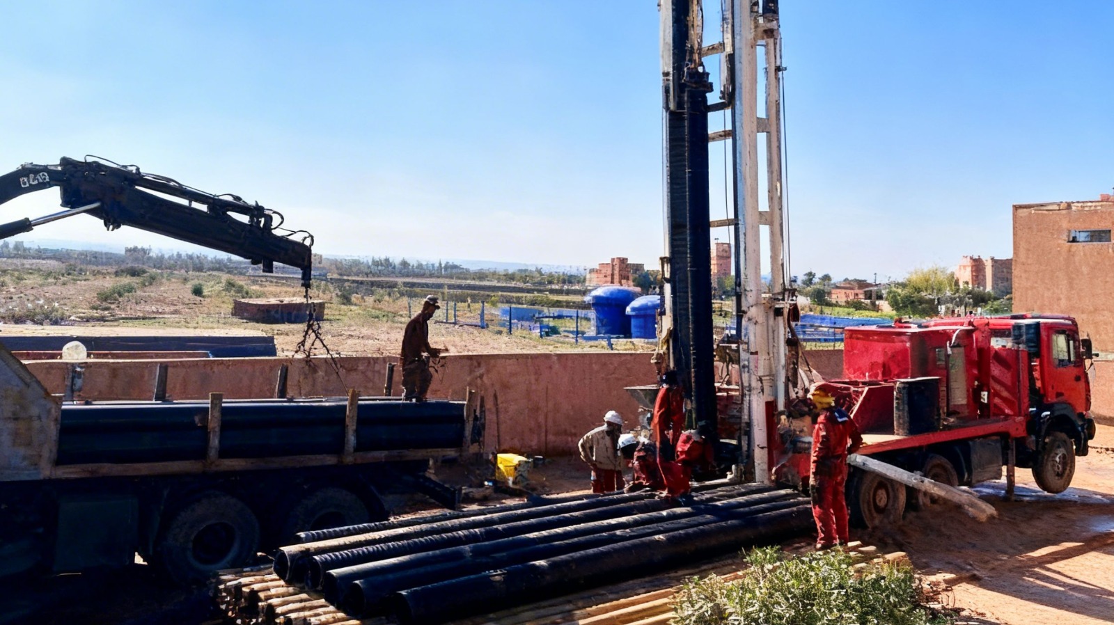 عبر إنجاز أثقاب استغلالية.. وكالة حوض تانسيفت تدعم تزويد مراكش بالماء الشروب