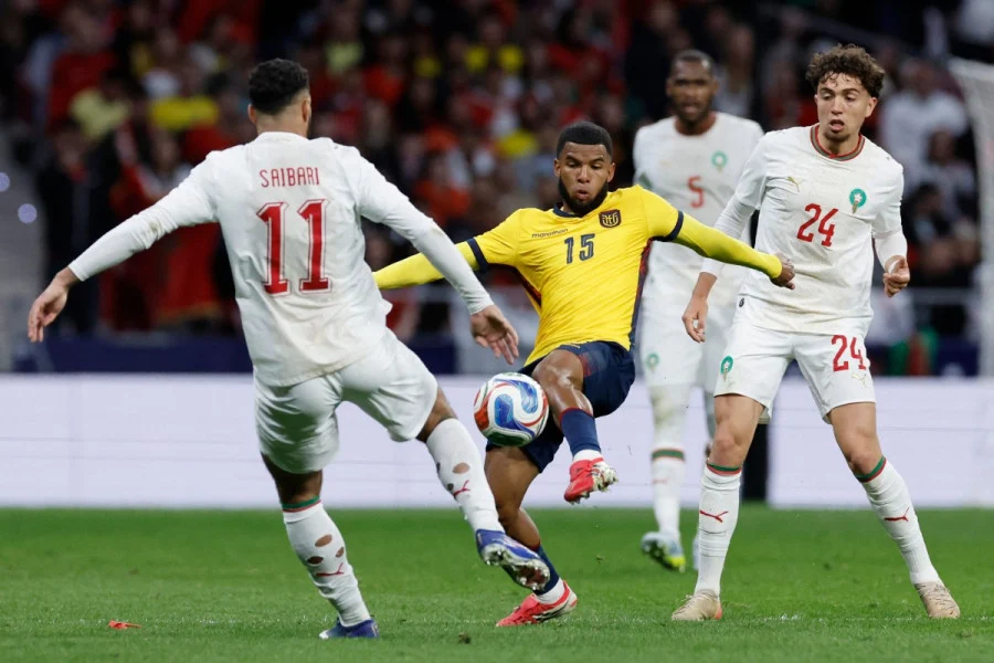 المنتخب المغربي يتعادل أمام الإكوادور