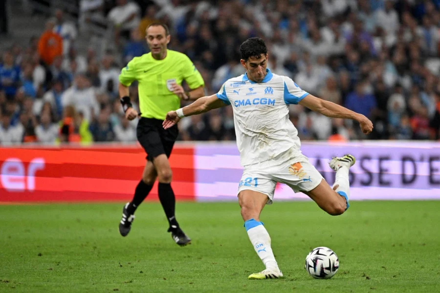 الإصابة تغيب أكرد عن مباراة أولمبيك مارسيليا وتولوز