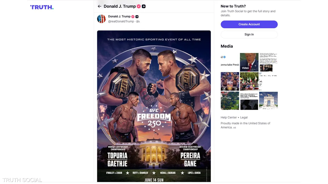 ترامب يحتفل بعيد ميلاده الـ80 بنزال للفنون القتالية