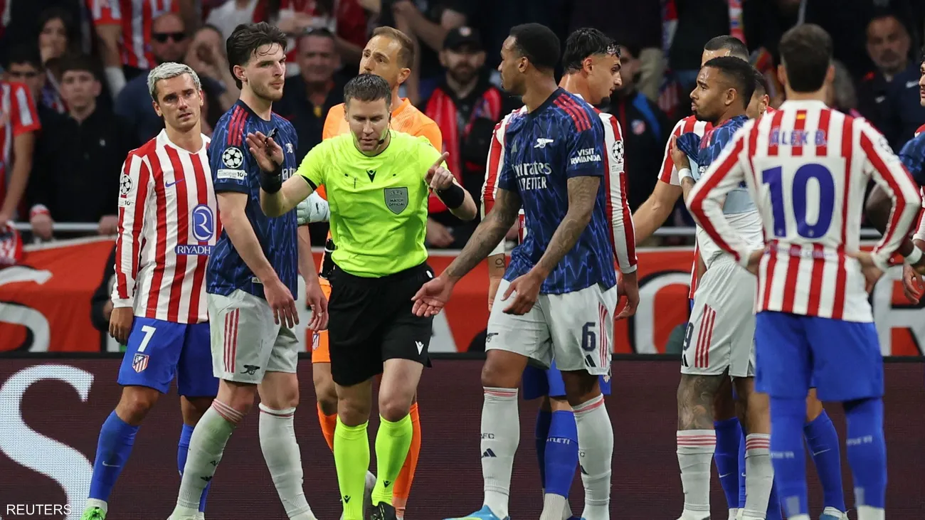 أتلتيكو مدريد يتعادل مع أرسنال في “لقاء ركلات الجزاء”