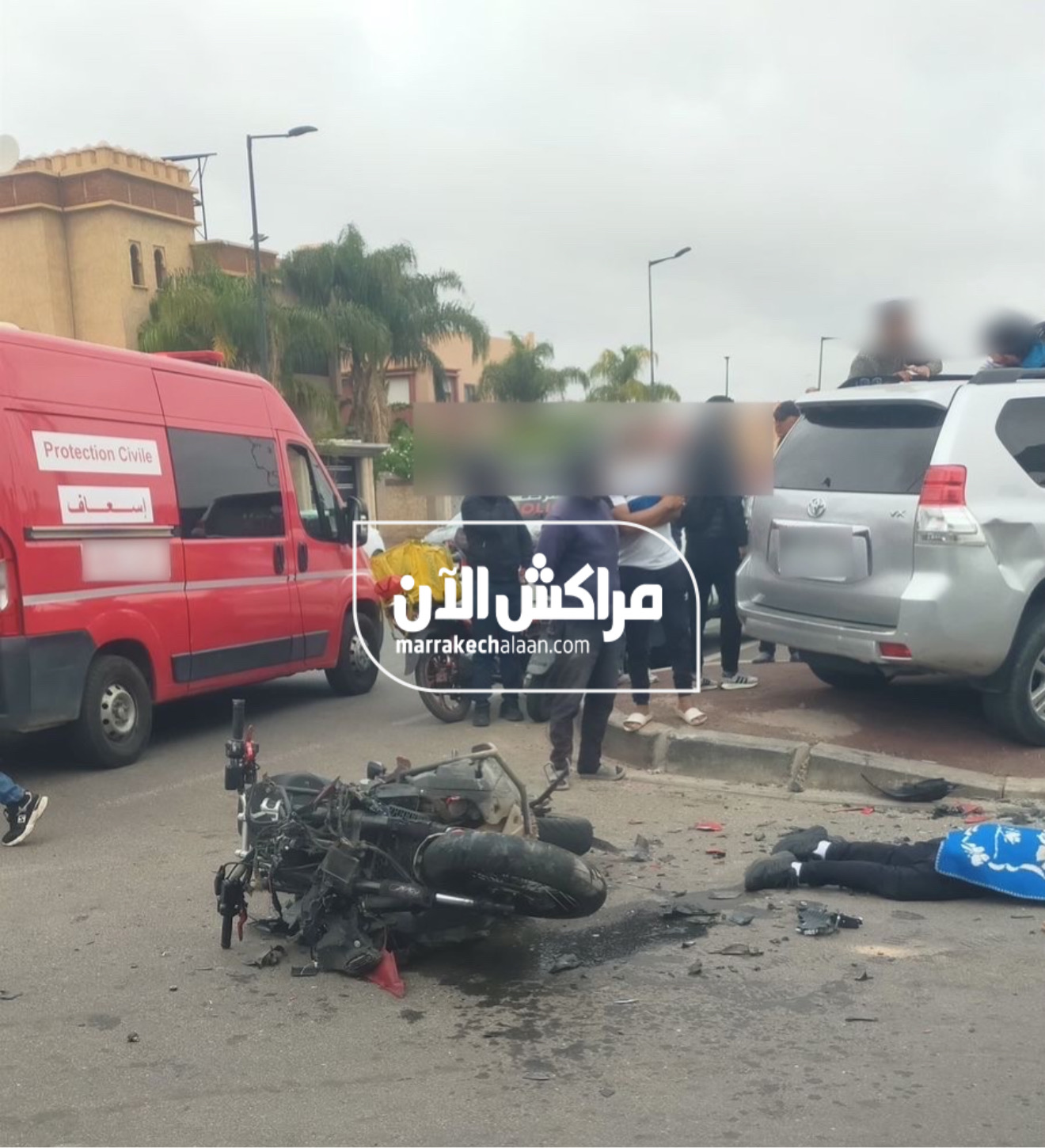 عاجل.. حادثة سير بمراكش تودي بحياة صاحب دراجة نارية