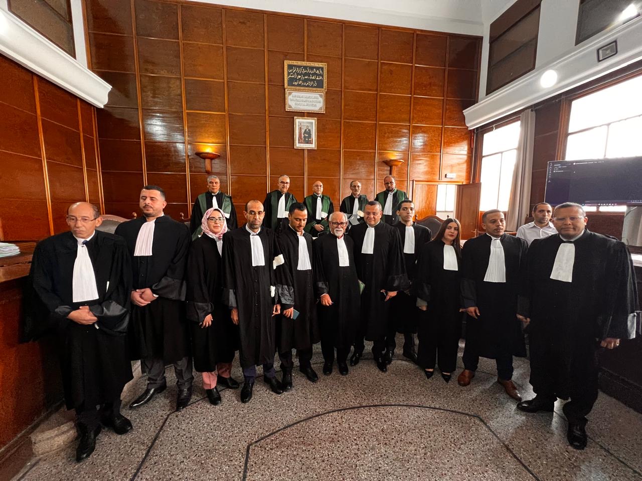 محامون متمرنون بمراكش يؤدون القسم القانوني للالتحاق بالمهنة