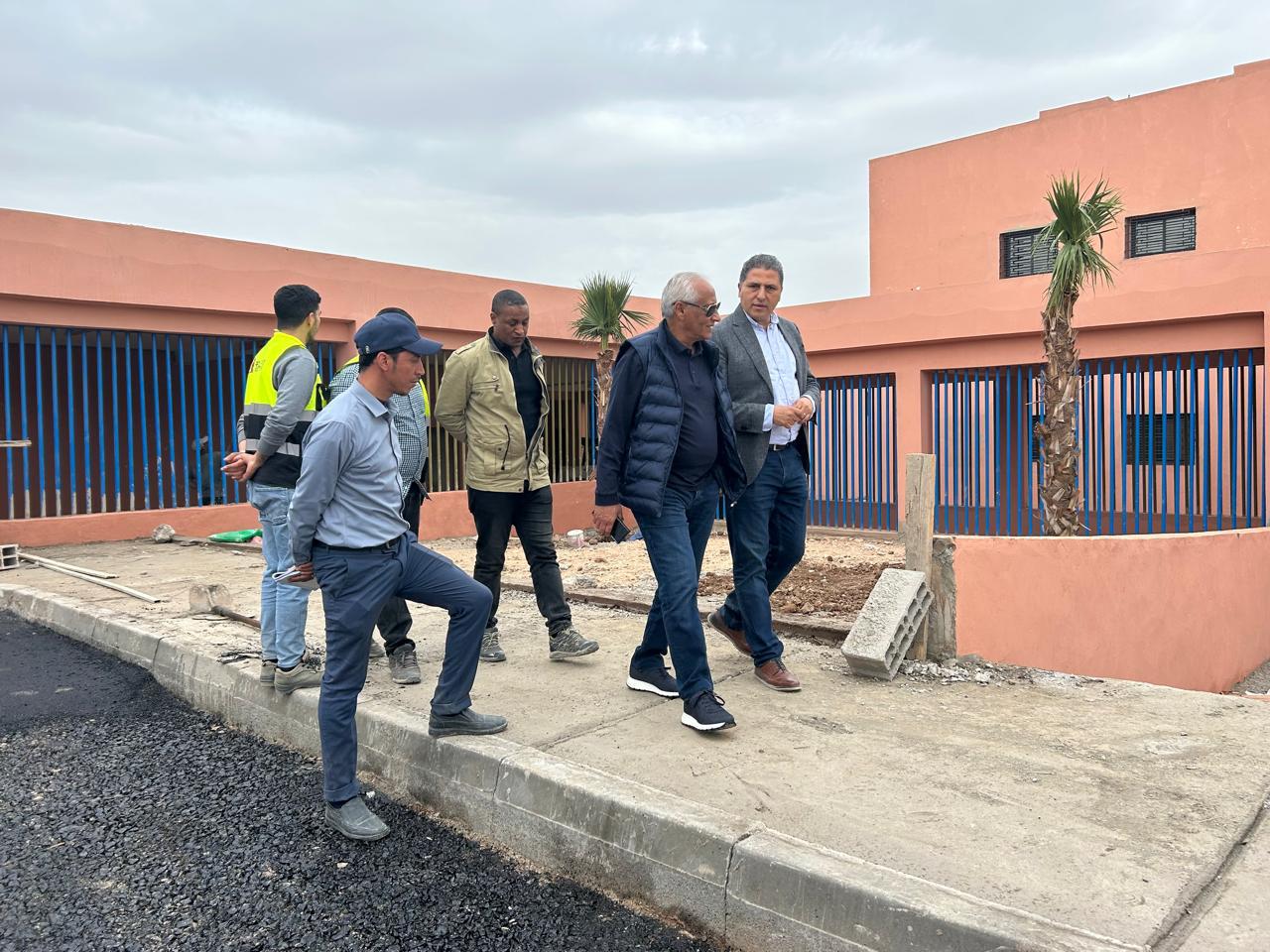 التامك في زيارة لورش بناء السجن الجديد بابن جرير +صور