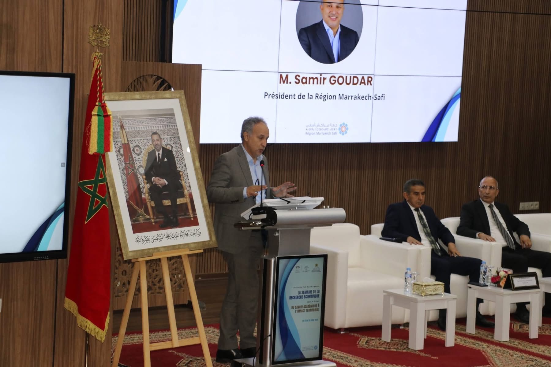 كودار رئيس جهة مراكش اسفي يشارك في افتتاح “أسبوع البحث العلمي” بجامعة القاضي عياض لتعزيز التنمية الترابية
