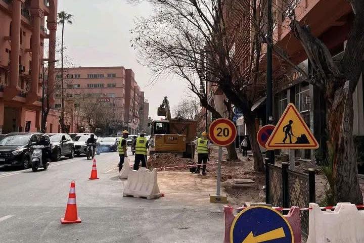 إطلاق مشروع لإعادة تهيئة شارع الزرقطوني بمقاطعة جليز مراكش