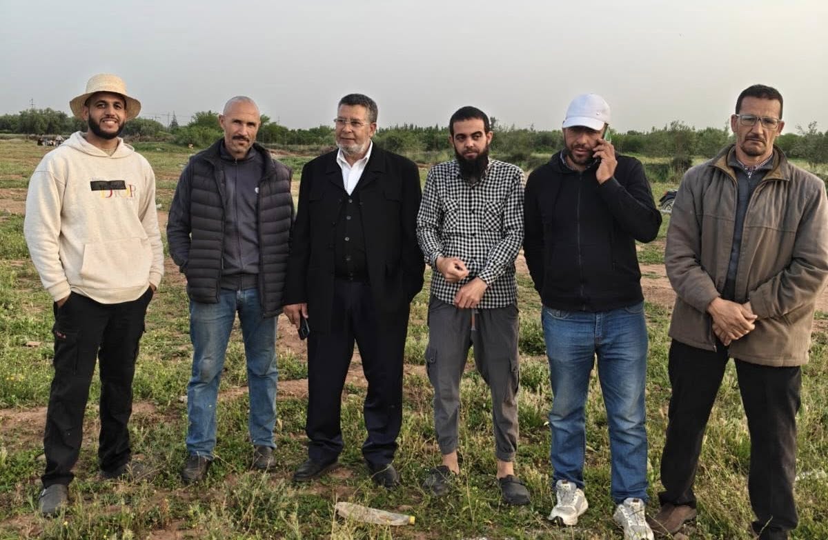 لحباب رئيس جماعة تسلطانت يشرف ميدانياً على تتبع مشروع بناء مقبرة “زمران أولاد سعيد”