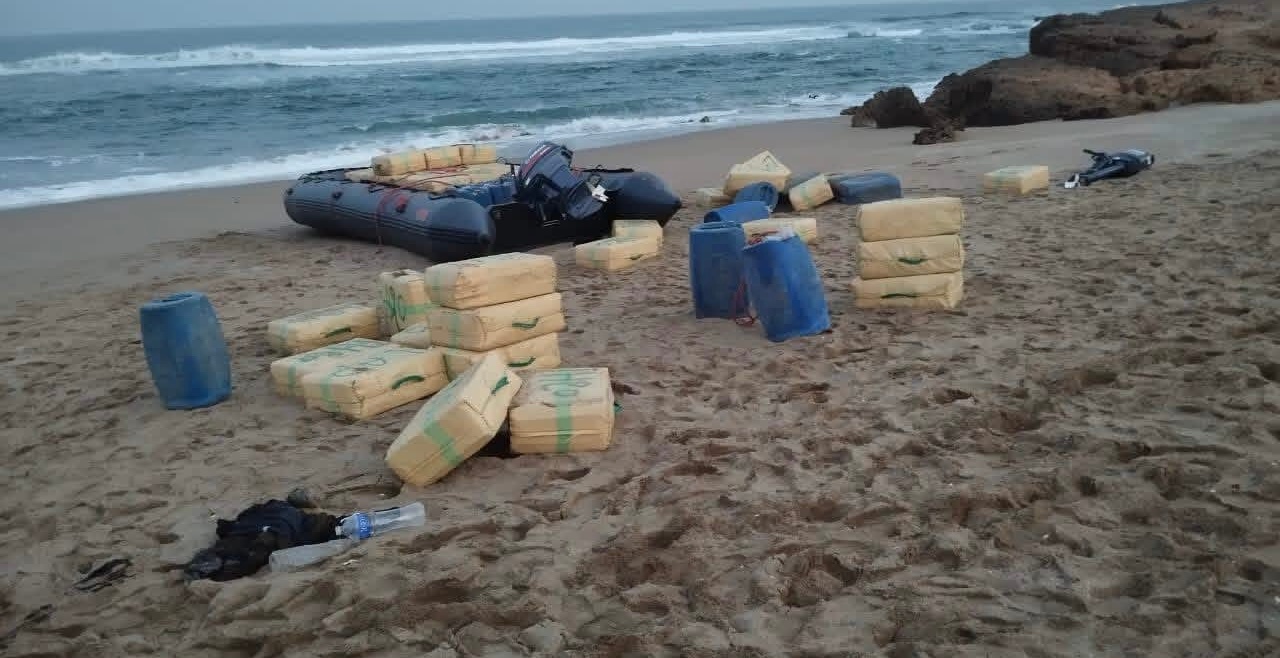 الدرك يفشل محاولة تهريب أزيد من طنين من الشيرا