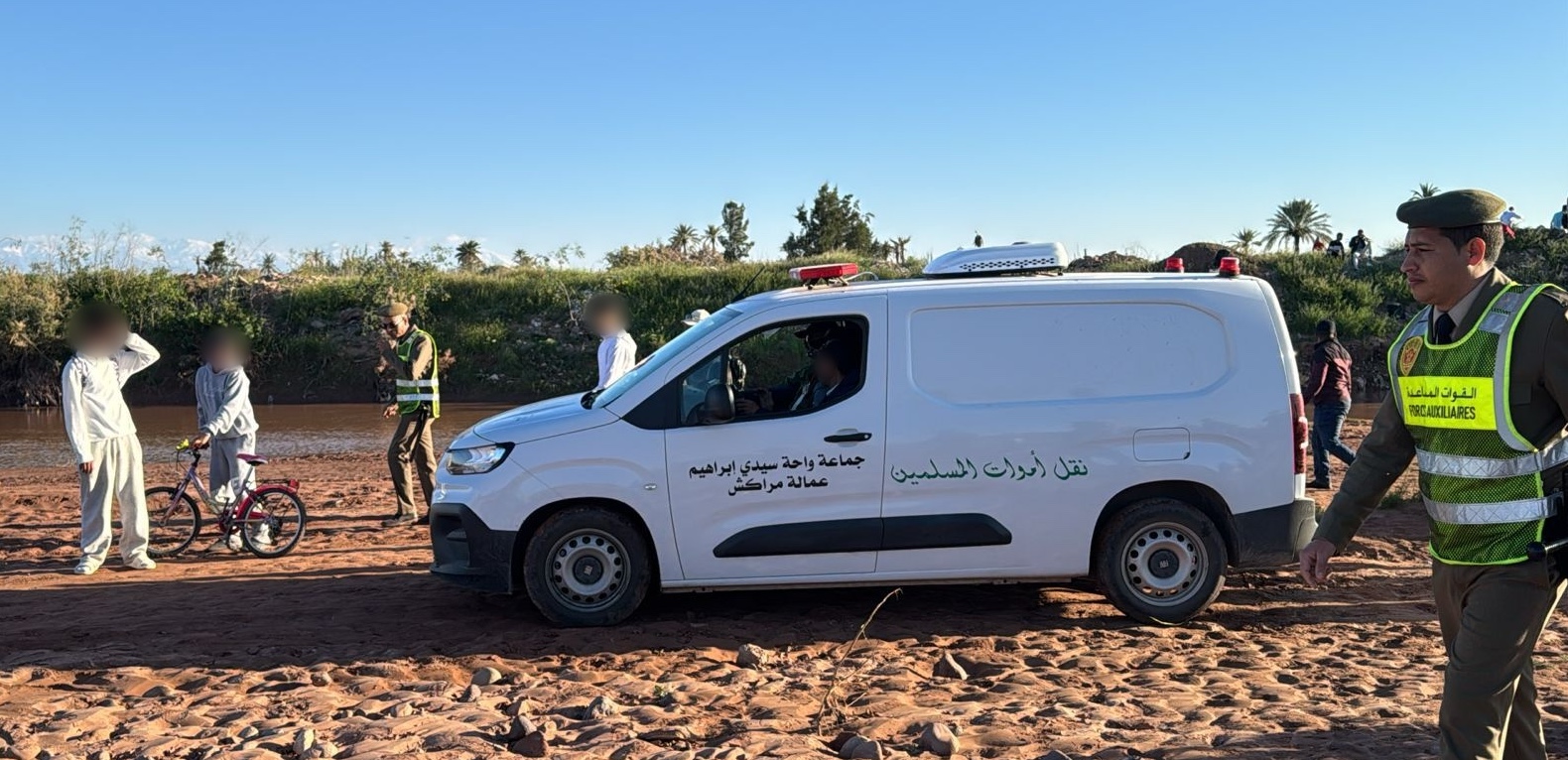 انتشال جثة فتى قضى غرقاً في بركة مائية بواد تانسيفت ضواحي مراكش