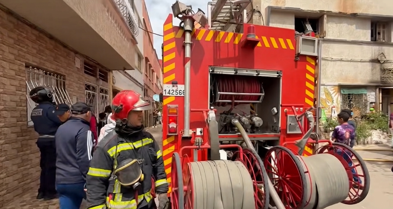 عناصر الوقاية المدنية تسيطر على حريق بمنزل بأسفي