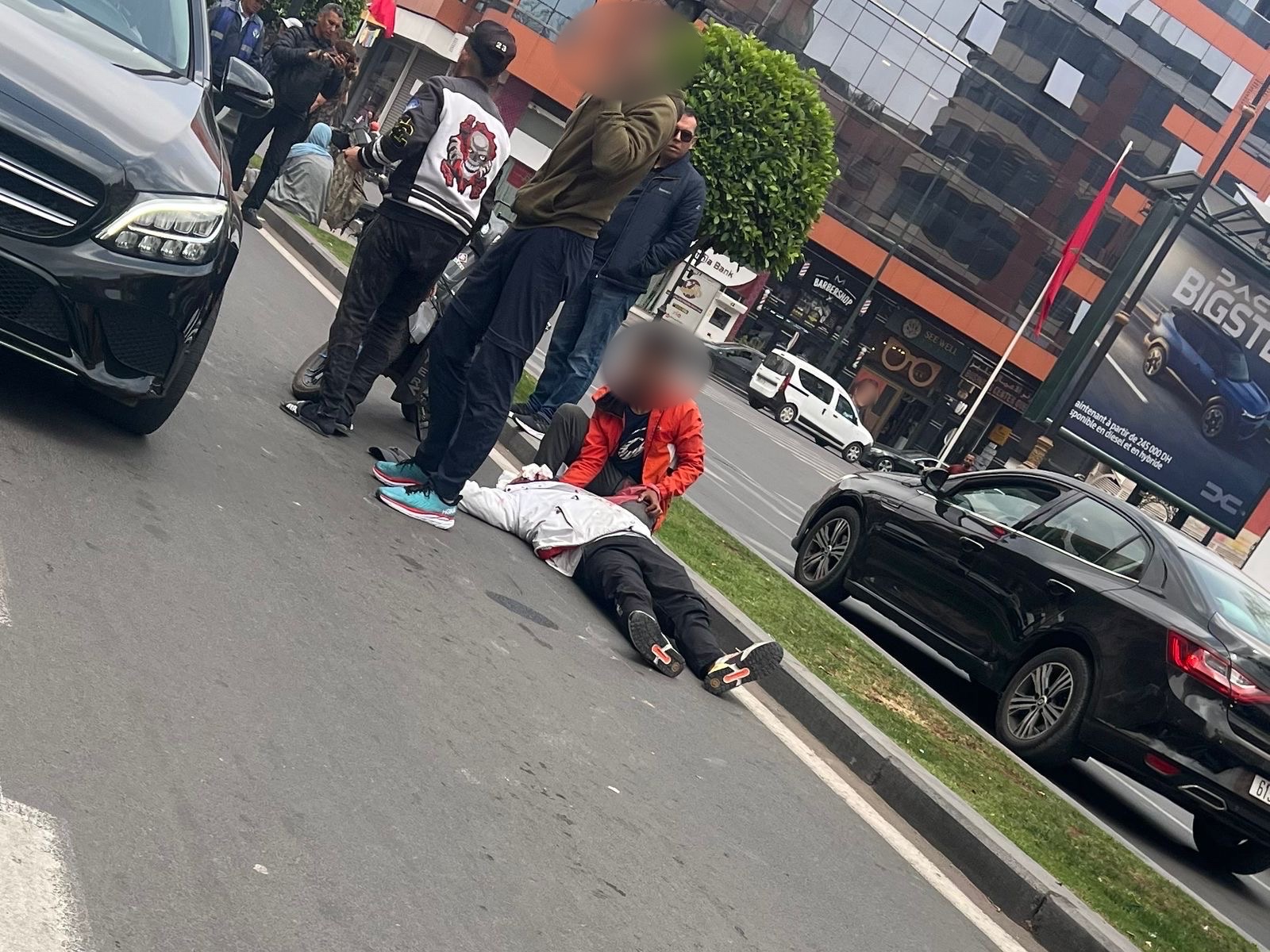 حادثة سير بمراكش تخلف إصابة بليغة لسائق دراجة نارية