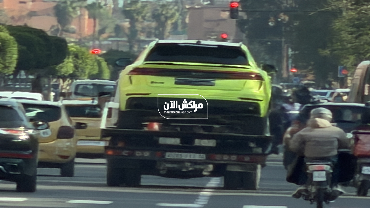 حجز سيارة فارهة بتهمة التلاعب في لوحات الترقيم بمراكش