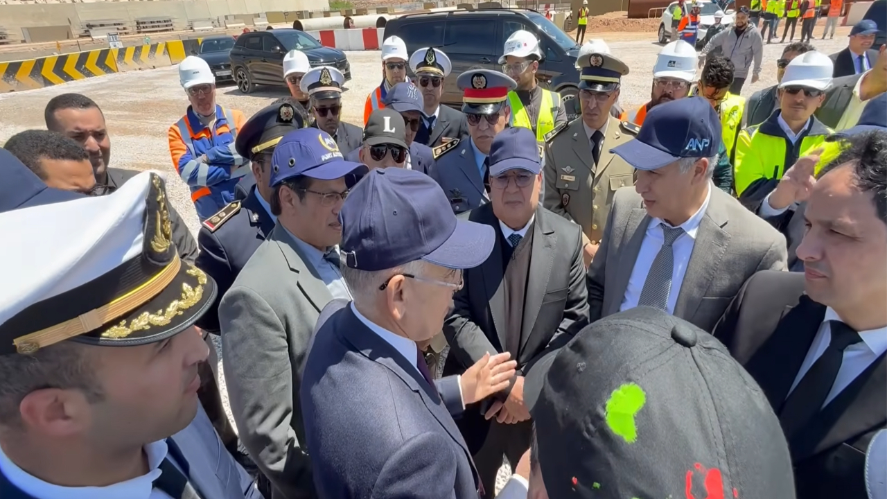 الوالي الهبيل وكودار رئيس الجهة يقفان على تقدم المشاريع الاستراتيجية بآسفي