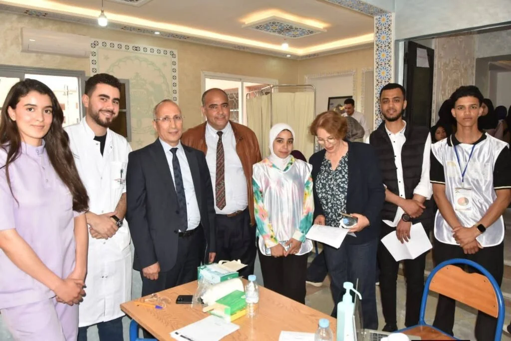 قلعة السراغنة.. قافلة طبية متعددة التخصصات لفائدة طلبة كلية العلوم القانونية والاقتصادية