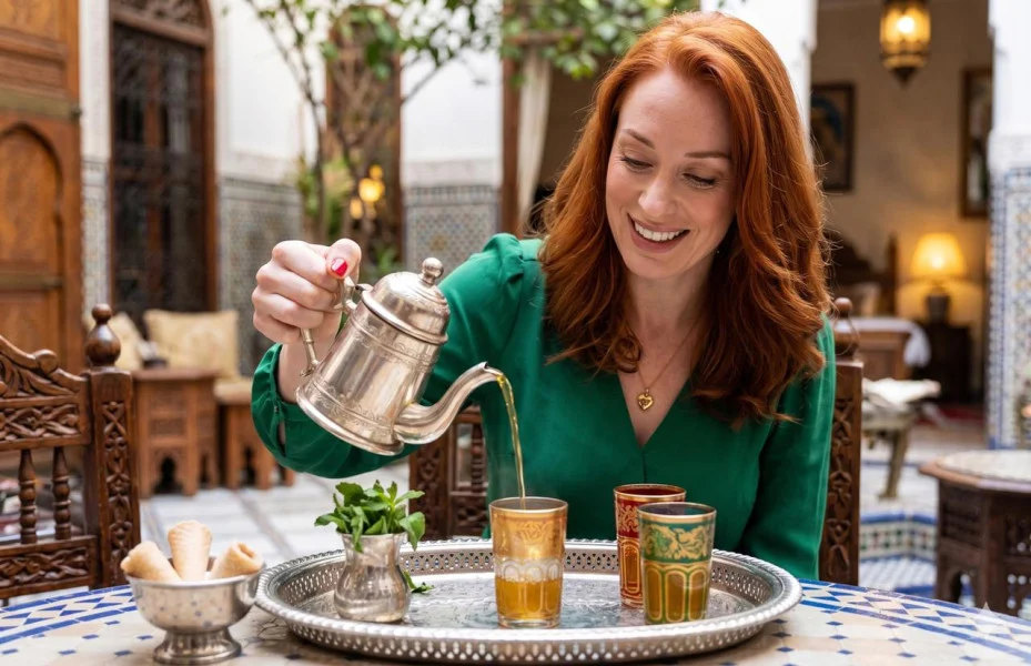 عالمة الرياضيات البريطانية تعود لفك هندسة براد الشاي المغربي