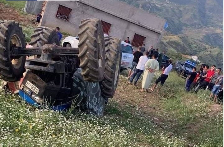 شفشاون.. حادث انقلاب جرار يودي بحياة ثلاثيني