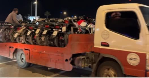 تامنصورت.. حملة أمنية واسعة لضبط الدراجات النارية المخالفة وتعزيز السلامة الطرقية