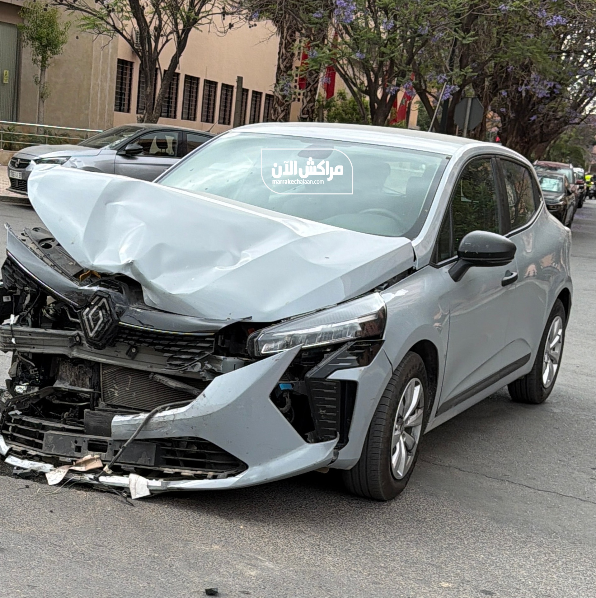 خسائر مادية جسيمة في حادثة سير بمراكش