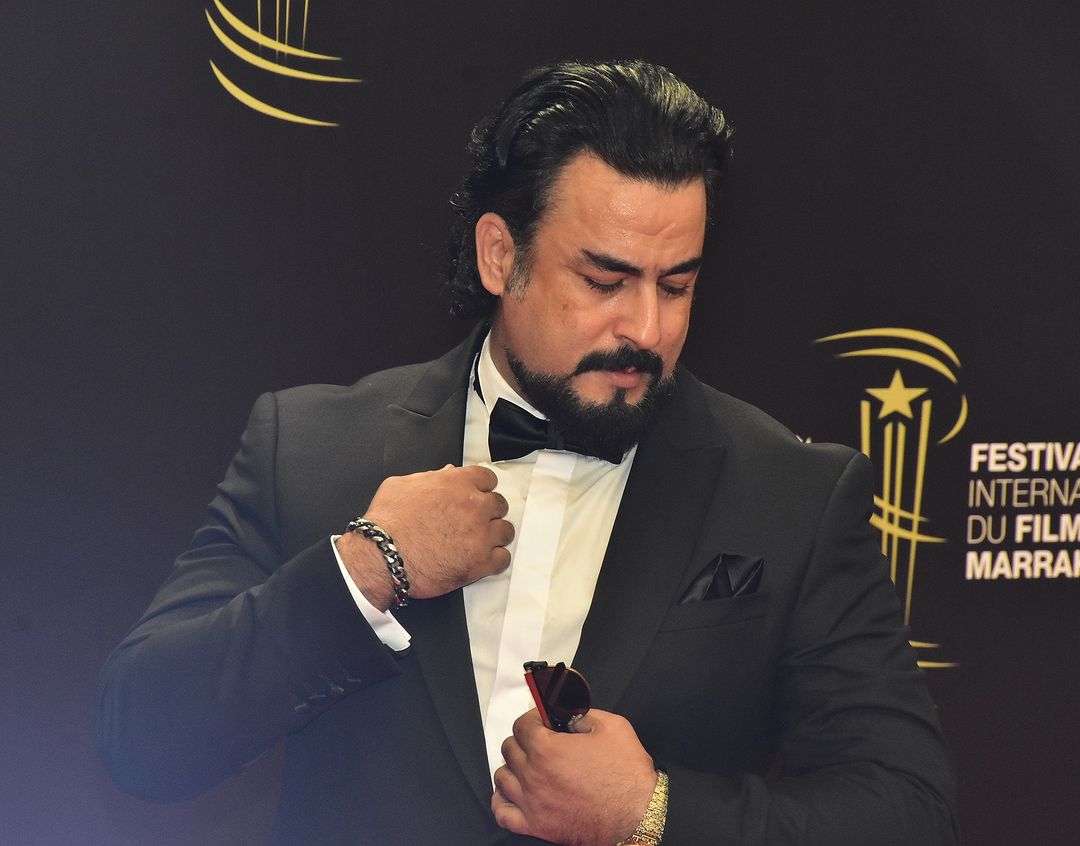 تكريم الفنان ربيع القاطي في مهرجان السينما والتاريخ بمراكش