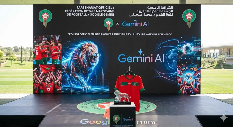 الجامعة الملكية المغربية لكرة القدم تبرم شراكة مع “Google Gemini” لدعم التحول الرقمي