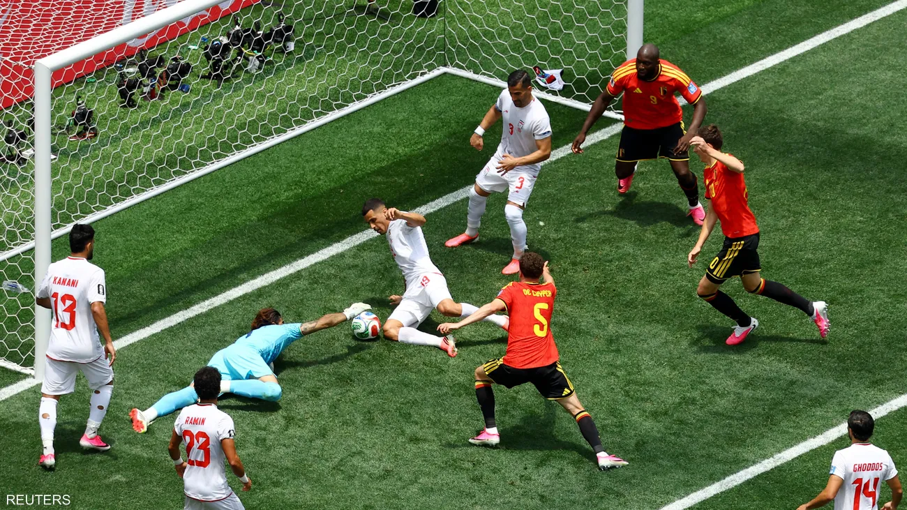 إيران تتعادل مع بلجيكا وتواصل مشوارها في المونديال