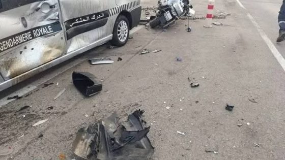الحاجب.. حادثة سير تودي بحياة شاب وإصابة مرافقه بجروح بليغة إثر اصطدام مع سيارة للدرك الملكي