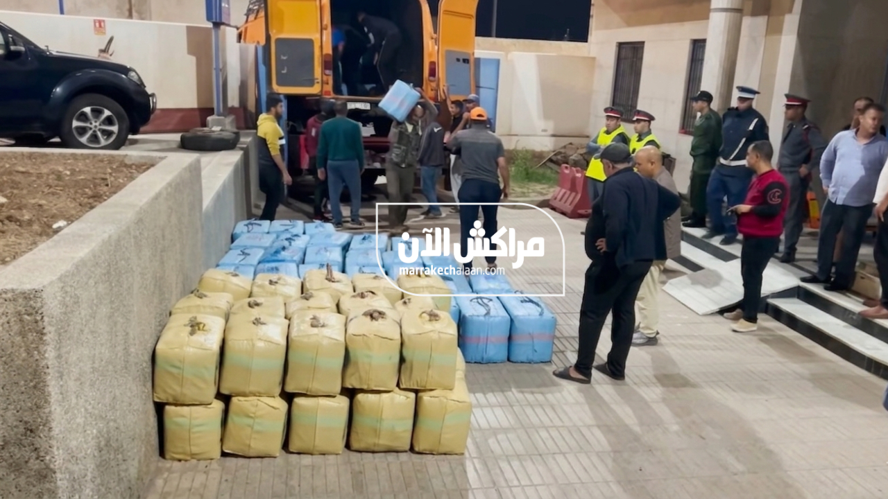بالصور.. الدرك الملكي لآسفي يساهم في إحباط محاولة كبرى لتهريب مخدر “الشيرا” بالجديدة