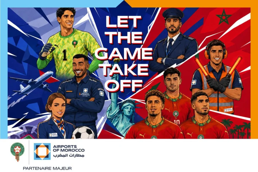 كأس العالم 2026.. مطارات المغرب تطلق حملة وطنية غير مسبوقة بعنوان “لتنطلق اللعبة”
