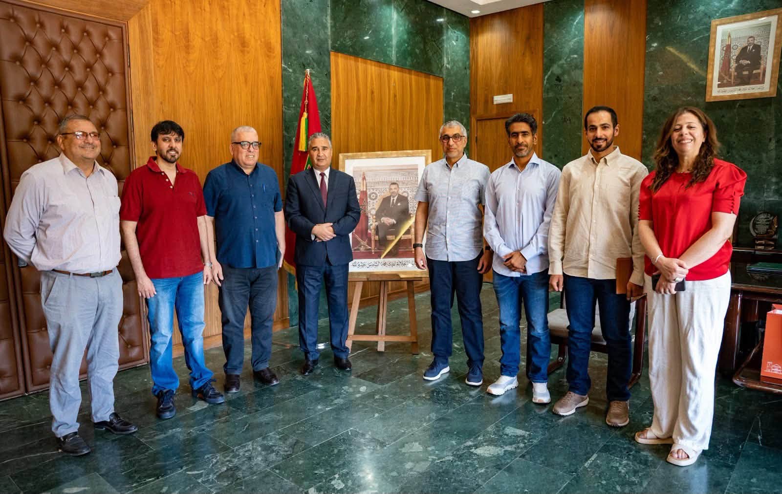 النائب الأول لعمدة مدينة مراكش يستقبل وفداً من بلدية العين الإماراتية لبحث آفاق التعاون المشترك