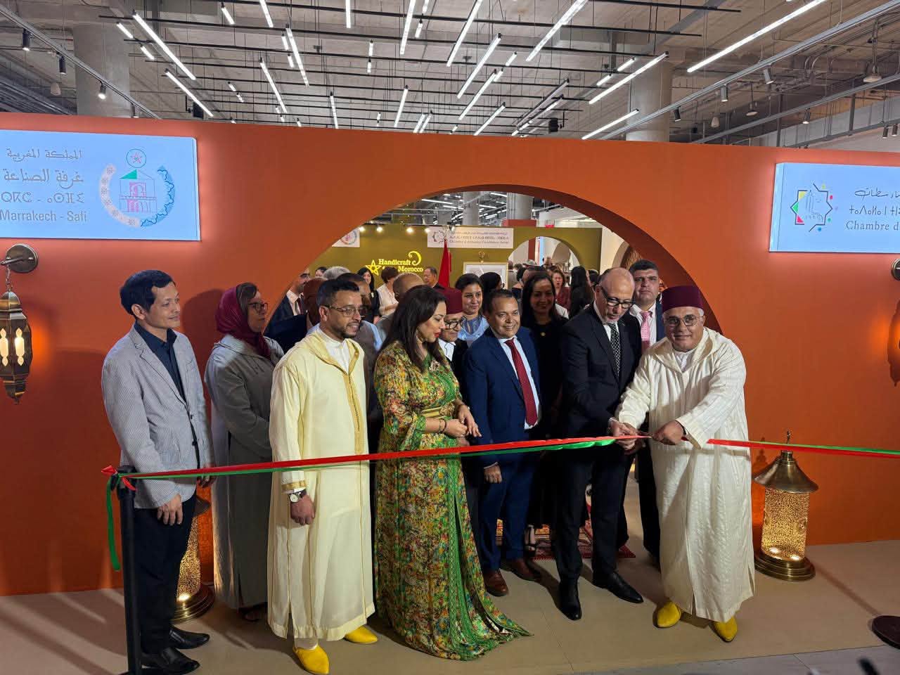 مشاركة شميس رئيس غرفة الصناعة التقليدية لجهة مراكش – آسفي في افتتاح الأسبوع المغربي ببانكوك