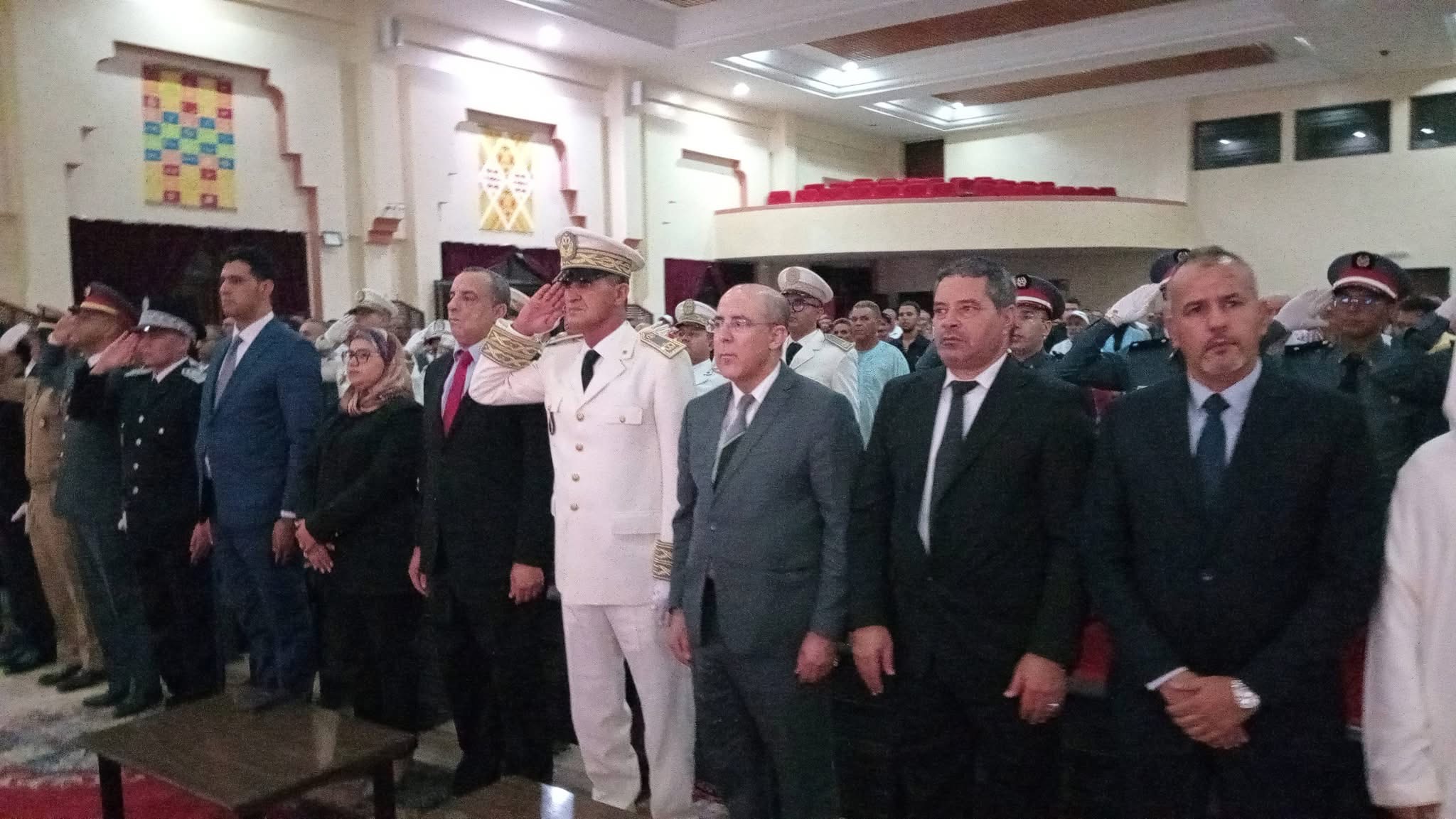 عامل إقليم شيشاوة يترأس مراسيم الإنصات للخطاب الملكي بمناسبة ذكرى عيد العرش