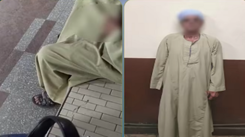 بعمر 73 سنة وفضحته الكاميرات.. سقوط متحرش بالشارع العام