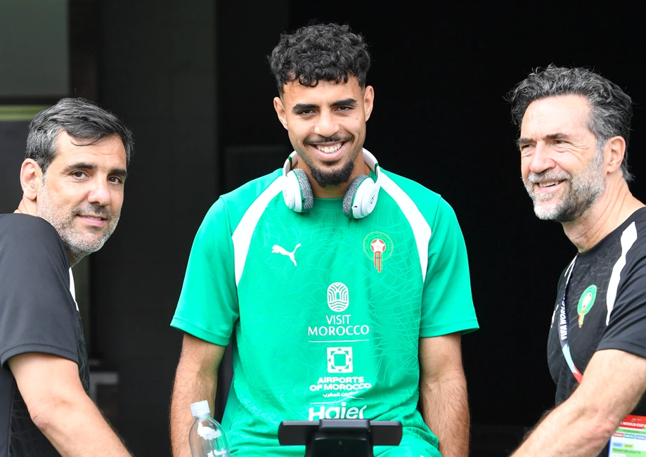 شادي رياض حاضر في الحصة التدريبية الأخيرة للأسود تحضيرا لمواجهة كندا