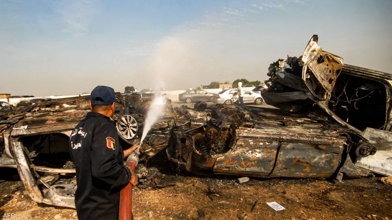 قتيلان و8 مصابين من المزارعين في تصادم مروري بين سيارة نقل وعربة ثلاثية العجلات