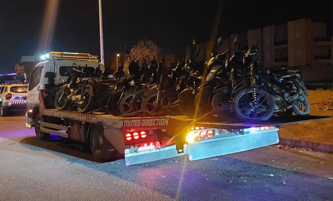 تامنصورت.. حملة أمنية للدرك الملكي تقود إلى حجز عشرات الدراجات النارية المخالفة