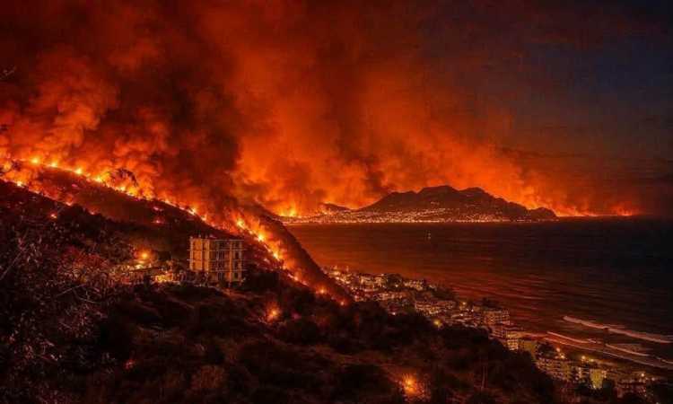 حرائق الجزائر تخلف 12 قتيلاً وعشرات المصابين