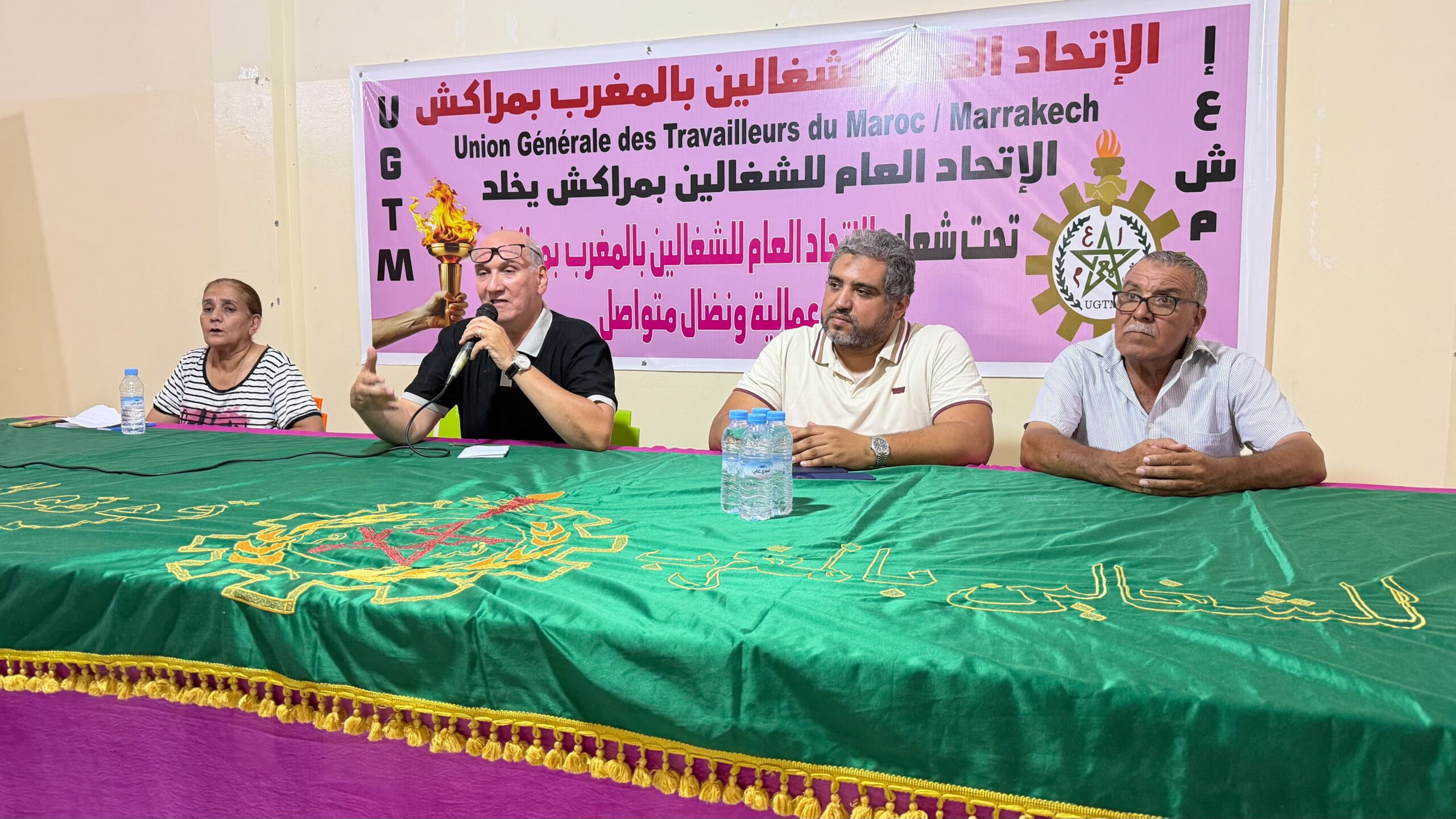 أنس الهواجي يتدارس ملفات قطاعية واجتماعية مع نقابة الاتحاد العام للشغالين مراكش