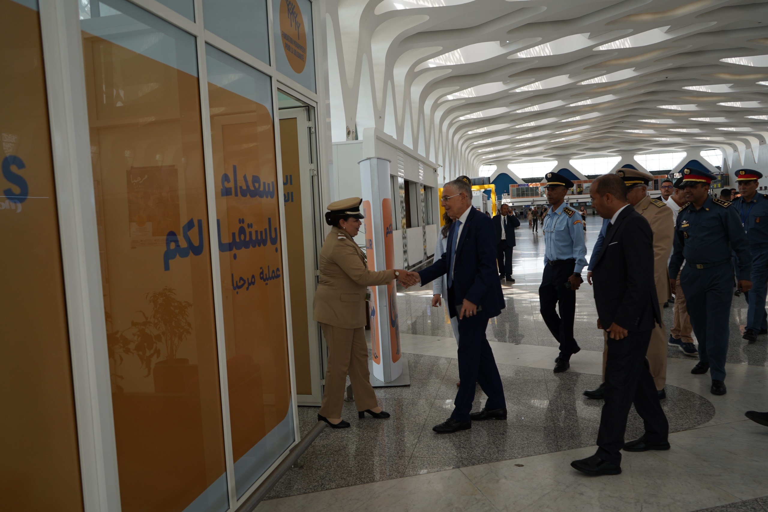 والي الجهة يتفقد مطار مراكش – المنارة الدولي بمناسبة اليوم الوطني للمغاربة المقيمين بالخارج